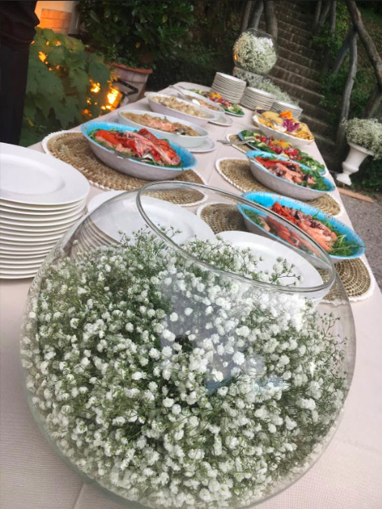 buffet di matrimonio