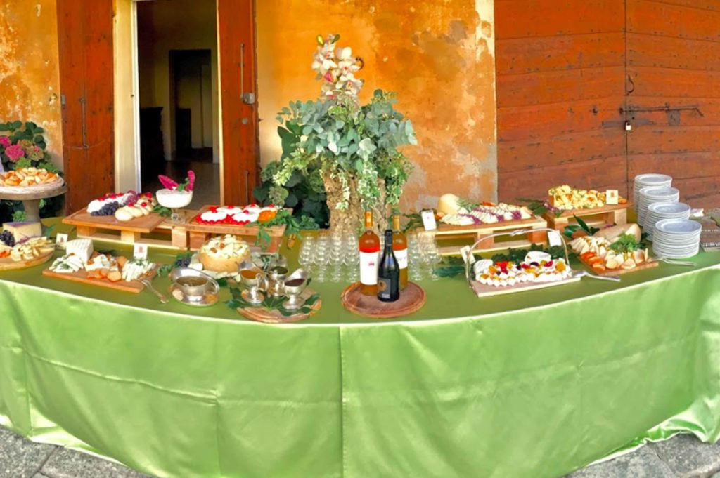 buffet di matrimonio