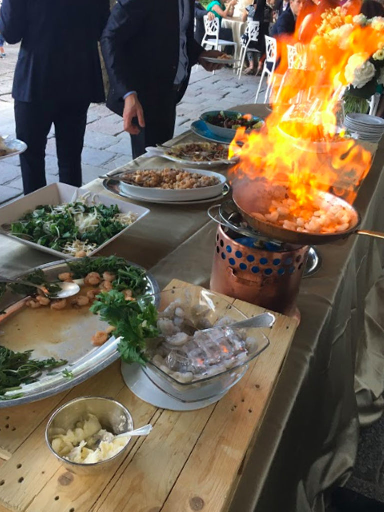 buffet di matrimonio