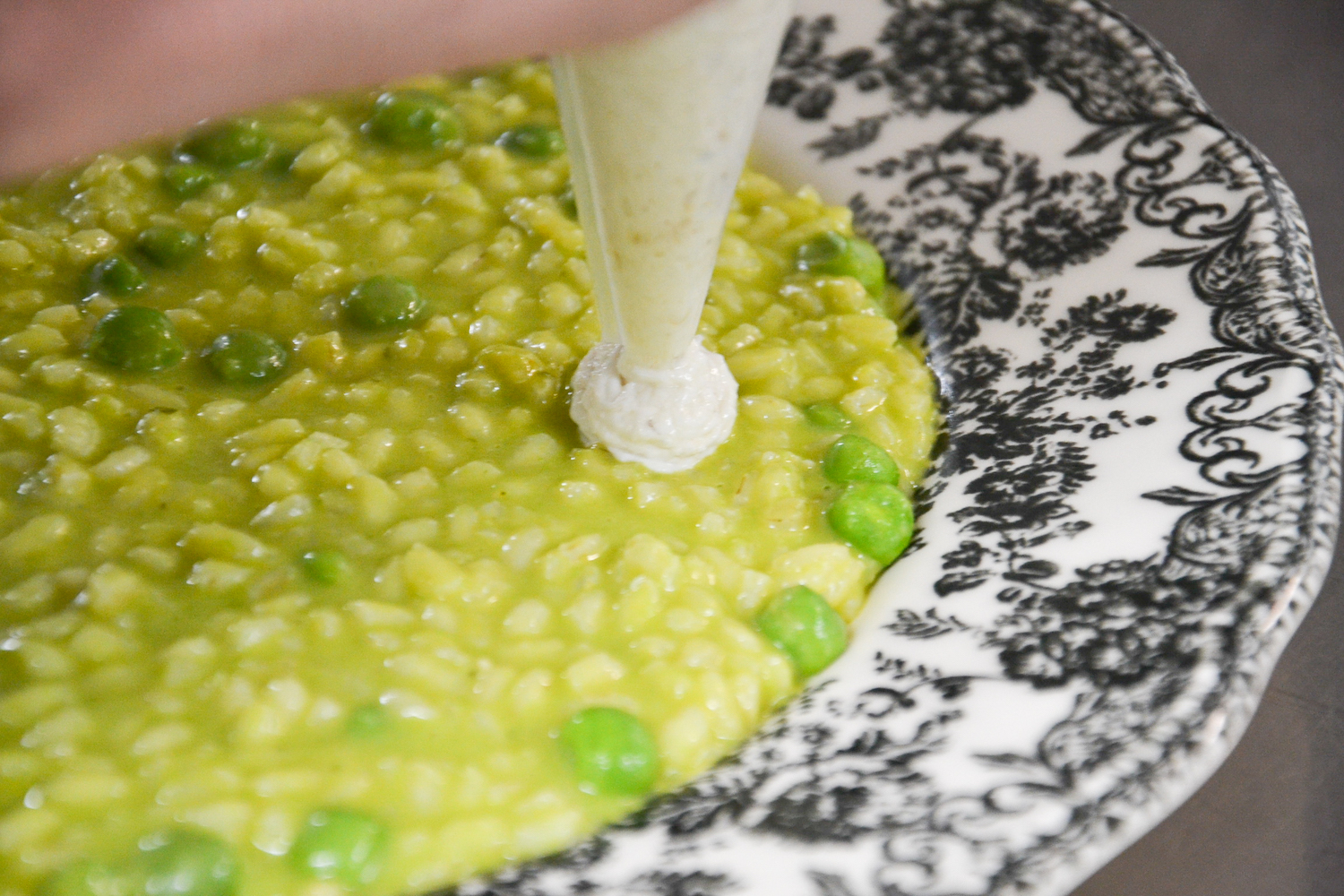 Risi e bisi con baccala mantecato_01